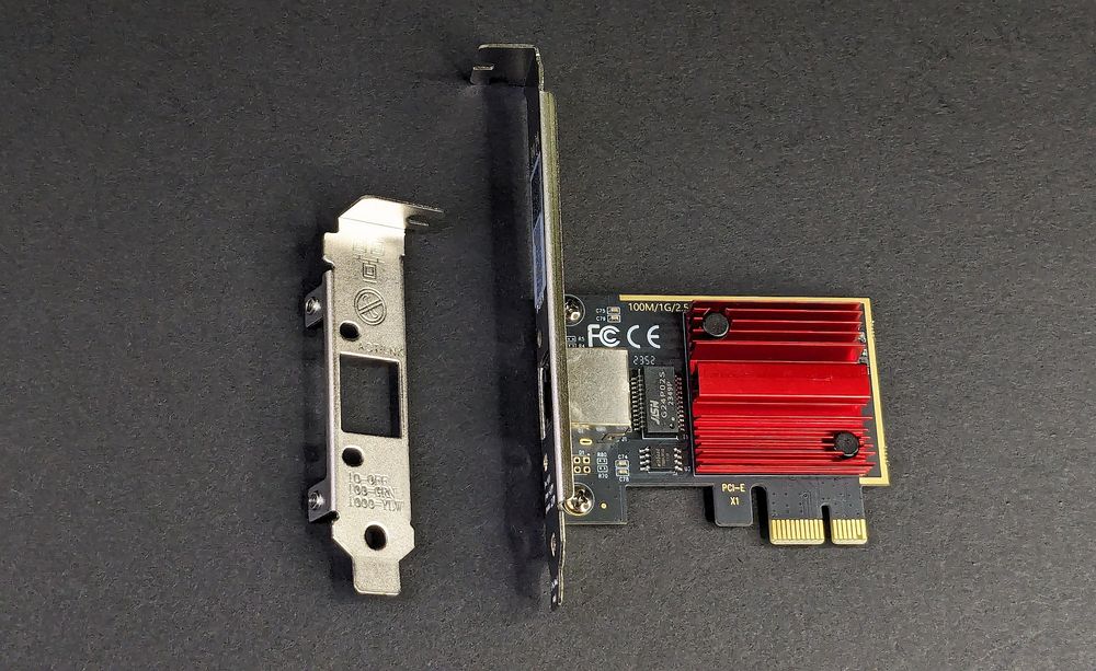 Сетевая карта 2.5Гбіт/с Lan RTL8125BG PCI-e 1x