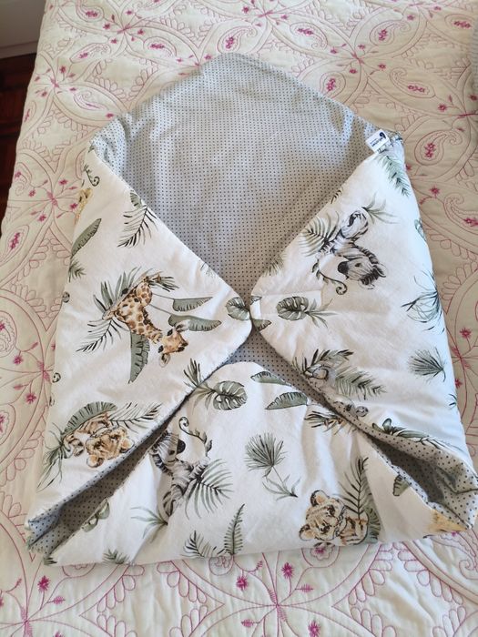Ninho de bebé + redutor + manta swaddle
