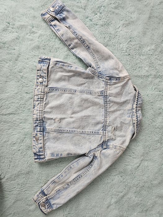Kurtka jeansowa katana dziewczynka jeans Reserved 110