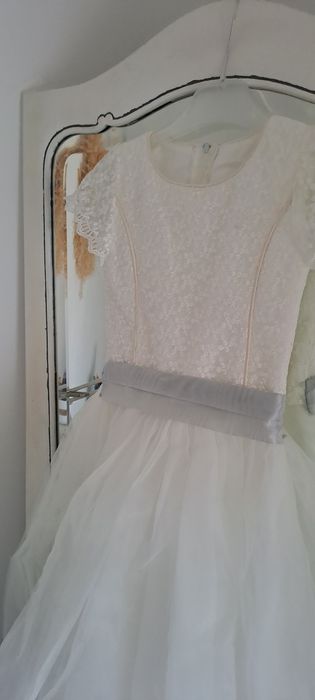 Vestido Cerimónia 5 Anos Tule Bordado