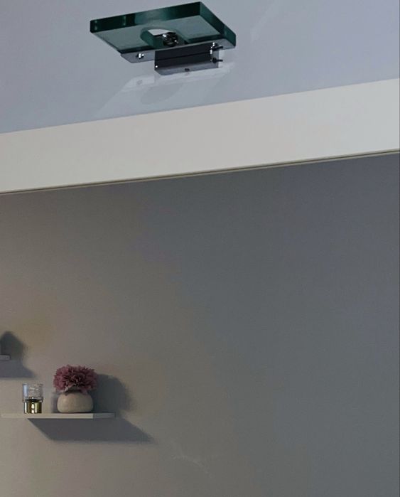 Kinkiet ścienny ze szkła