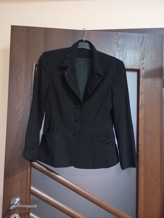 Żakiet marynarka damska garnitur 36 S elegancki świąteczny do pracy