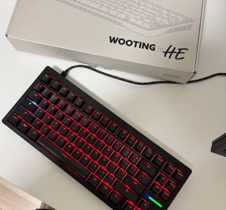 Продам Wooting 80HE [8000HZ, RAPID, SNAP-TAP] магнітна клавіатура