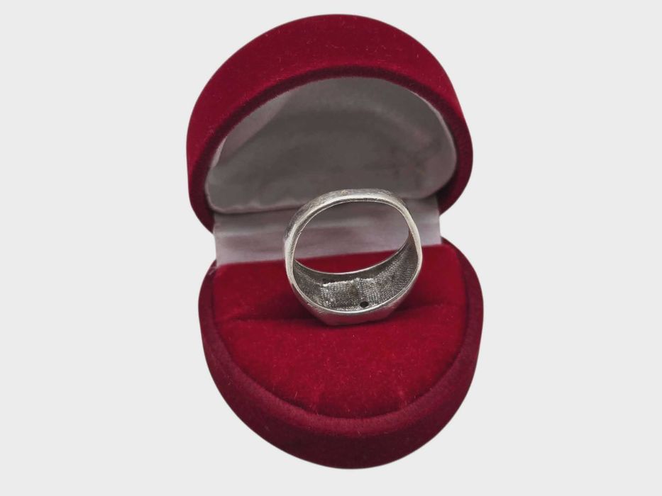 Srebrny męski sygnet 925 - 4,26g - r.20