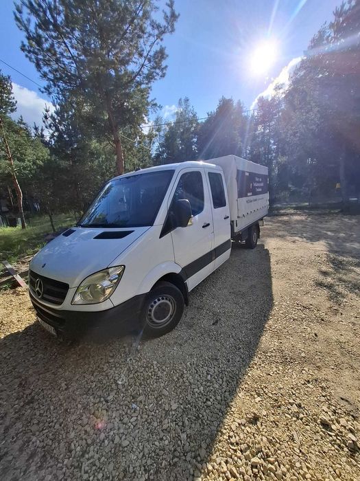 Sprinter brygadówka doka plandeka 7 osobowy 313 cdi