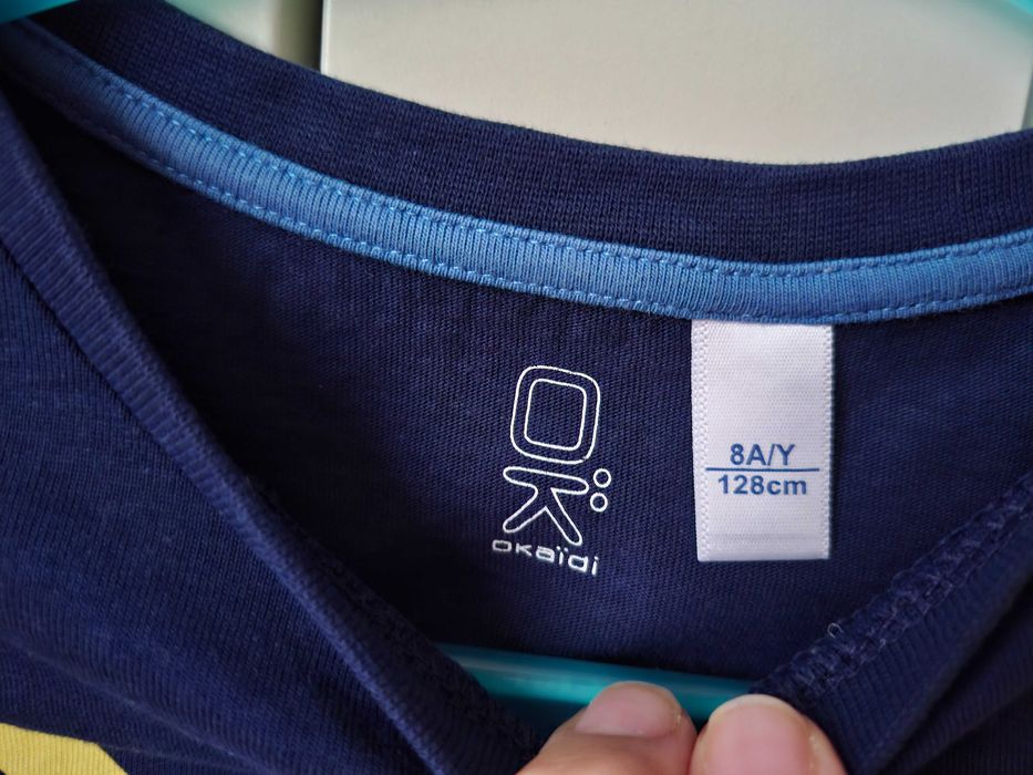 Komplet r.122/128 H&M Okaidi Next spodnie dresowe Slim Fit r.128