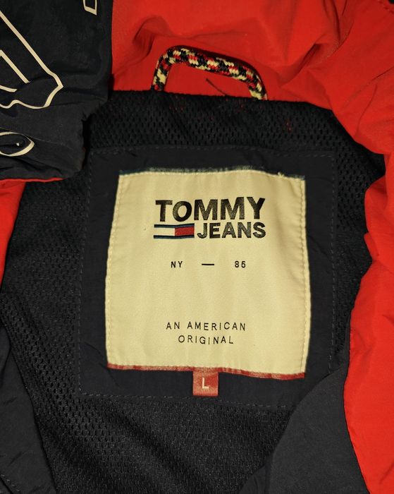 Męska świetna nowa kurtka Tommy Hilfiger Anorak Jeans rozmiar L