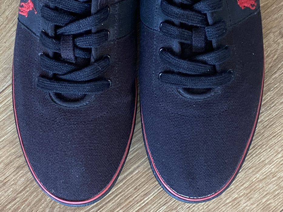 Ralph Lauren Polo tenisówki 44 czarne męskie
