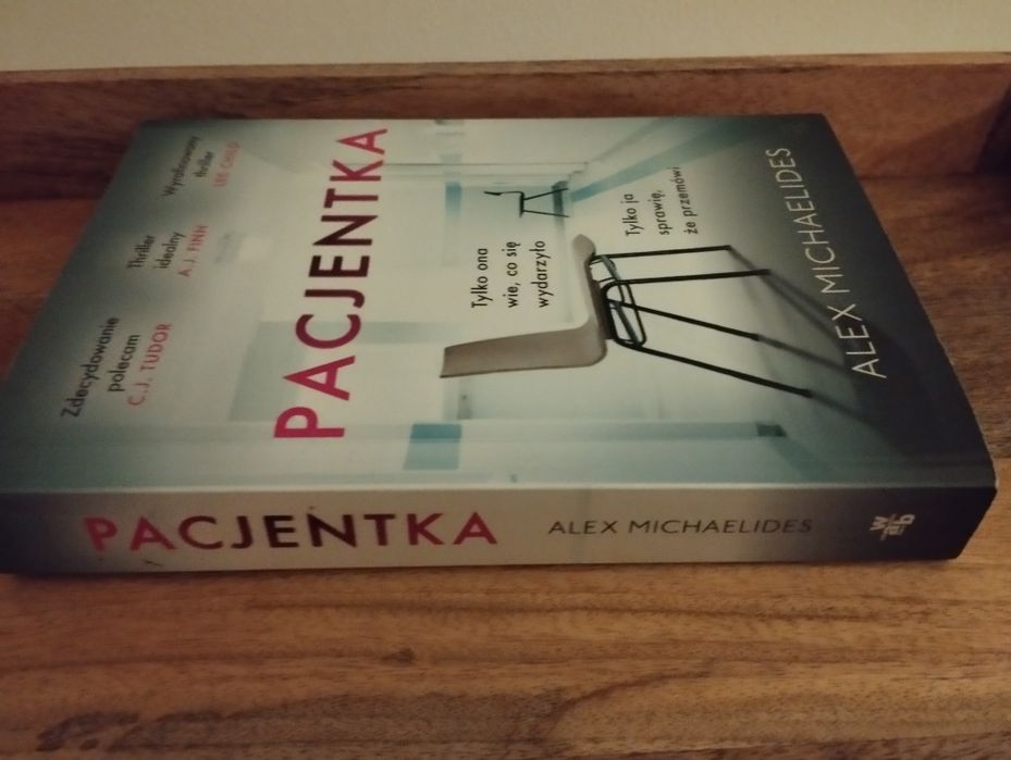 Książka Thriller Pacjentka-  Alex Michaelides