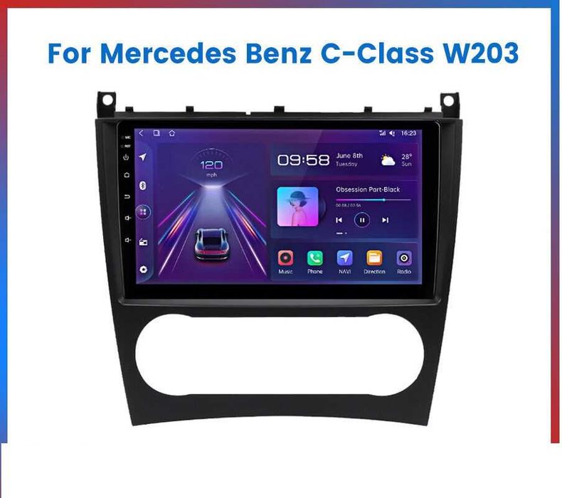 Магнітола Mercedes C-class W203 CLK W209 W463 мерс цлк