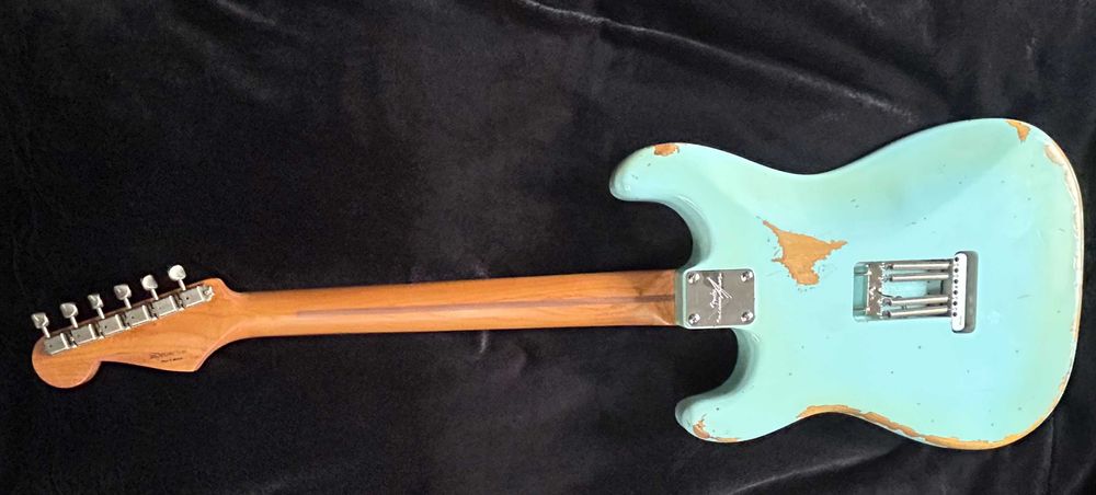 Fender Stratocaster Roasted Maple | Fat '50s | Nitro Relic | Seafoam Green | 3,34 kg