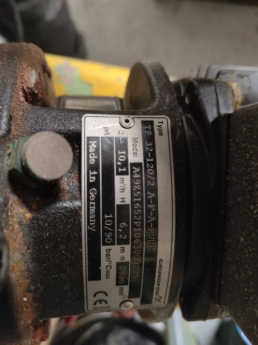 Pompa wody grundfos 3 fazy glikolu oto