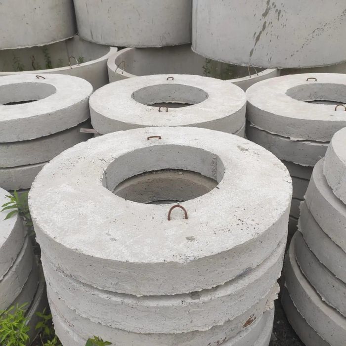 Бетонні кільця та лотки