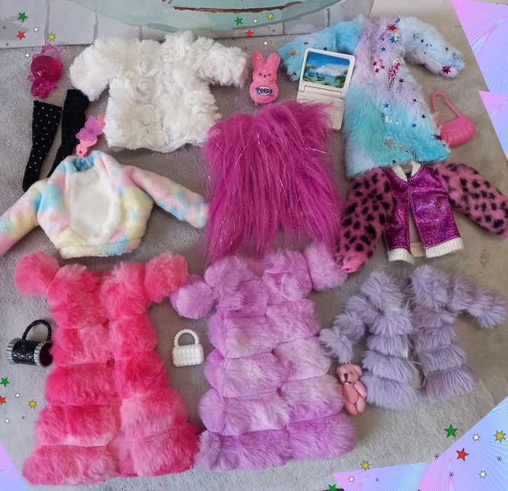 Одяг для лол OMG шуба аксесуари,  взуття,  кисті для лол великих ОМГ