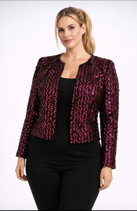 Cekinowy żakiet VERA MONT r.42