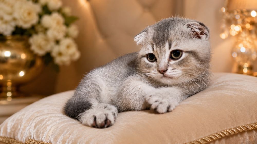Шотландські висловухі кошенята | Хлопчики | Scottish Fold/Straight | Lilac Point × NY12
