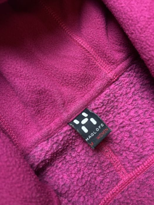 Haglöfs Swook Polar rozpinany z kapturem ZIP Gorpcore Streetwear