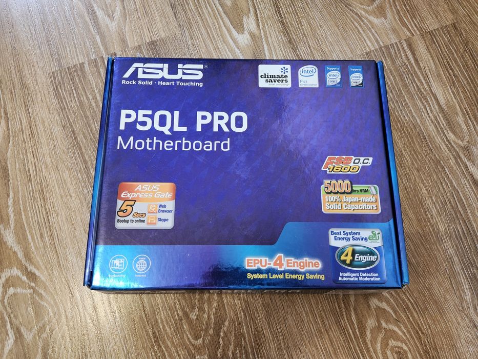 Продам материнську плату Asus P5QL Pro з кулером