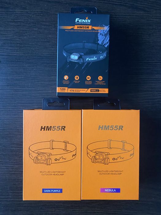 Налобний ліхтар Fenix HM55R з червоним світлом, 1200 лм