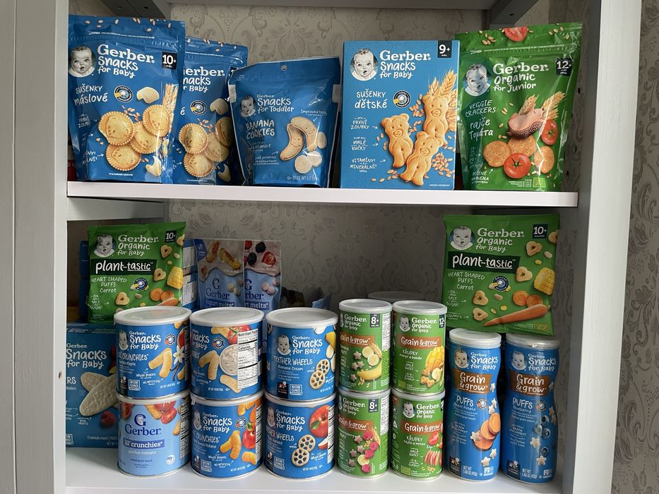 Снеки та печиво Gerber