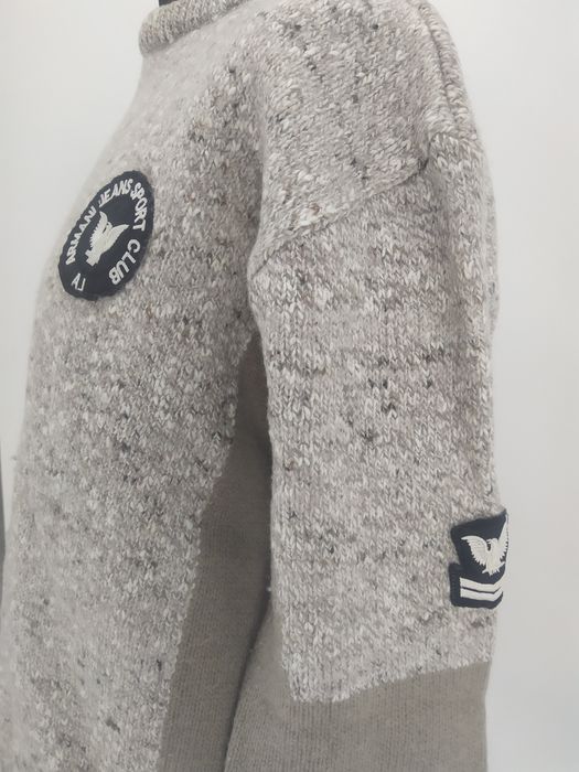 Sweter męski Armani jeans wełna