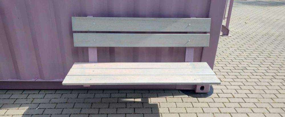 Kontener gastronomiczny RÓŻOWY z antresolą (2)