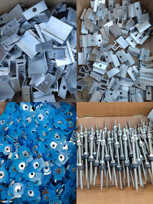 Рейка для сонячних панелей оцинковка  41*41*1,5 якість!