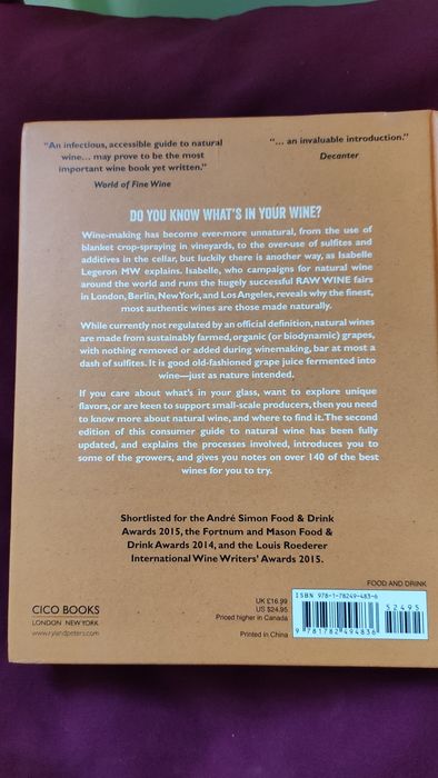 Книга Natural Wine : An Introduction to Organic and Biodynamic Wines