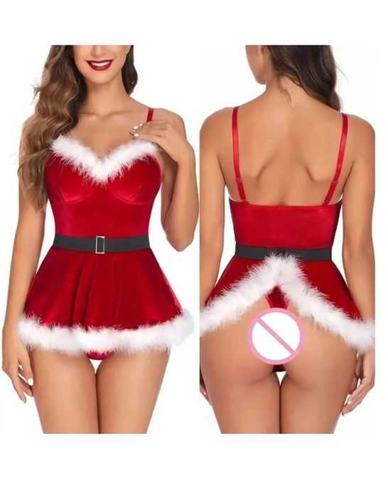 Еротичний костюм снігуроньки, новорічний костюм , святковий новорічний