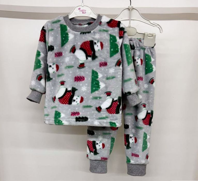 Дитяча тепла махрова піжамка