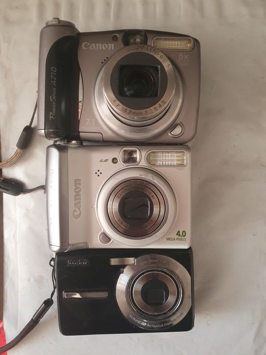Цифровий фотоапарат Canon A520.A710.Кодак. На запчастини.