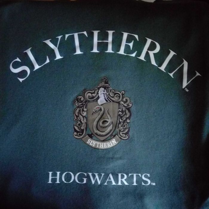 Кроп-світшот слизерин гаррі поттер (slytherin hogwarts)  l / оверсайз