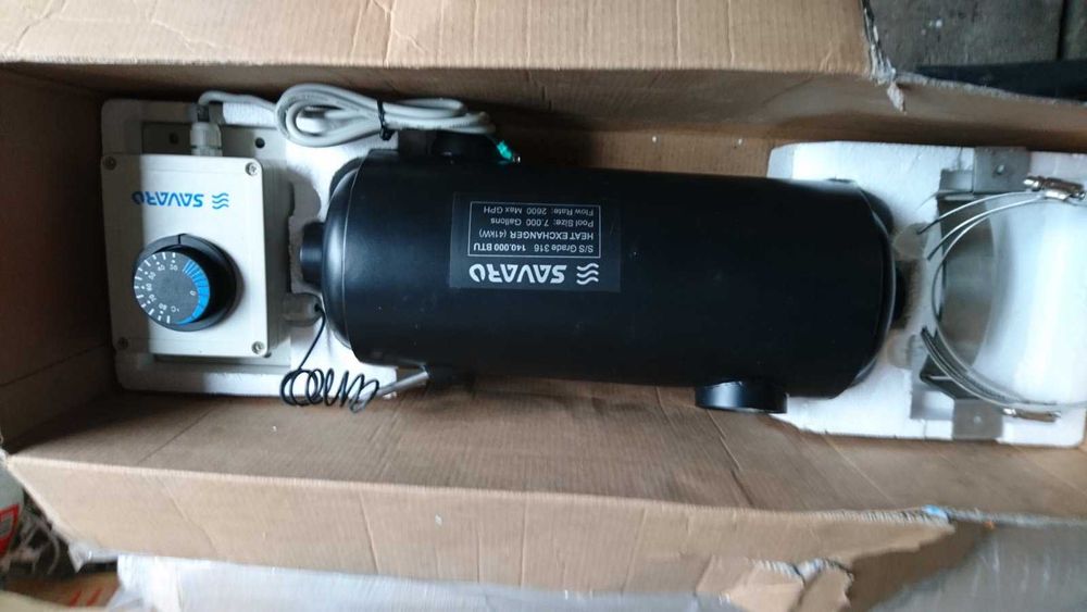 Теплообменник Savaro для обогрева бассейнa