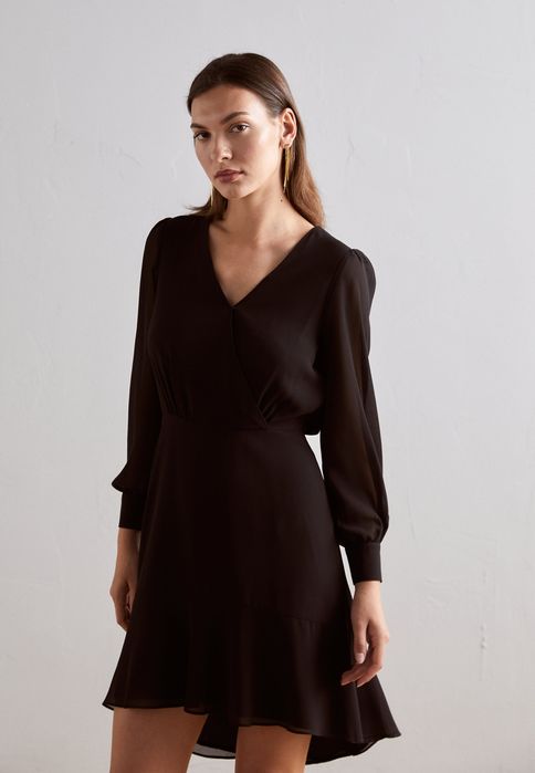 Sukienka szyfonowa mini Naf Naf 38