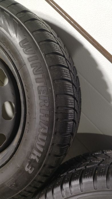 VW Golf 4 Komplet Opon Zimowych z Felgami