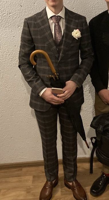 Костюм трійка чоловічий Luca Borrelli