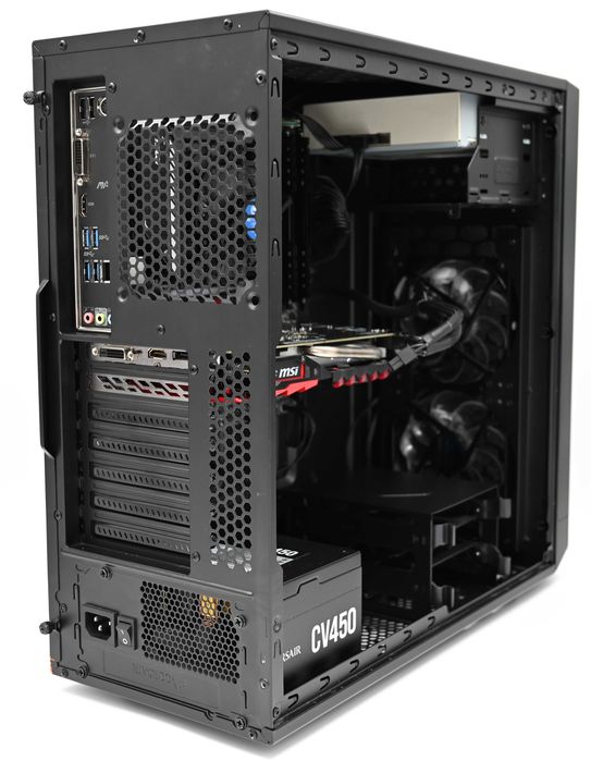 Komputer stacjonarny 16GB RAM DDR4 Intel i3 GTX 1050Ti 256GB SSD NVMe Windows 11