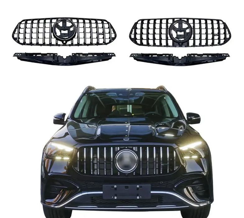 Решетка радиатора рестайлинг Mercedes Benz W167 V167 GLE coupe GT