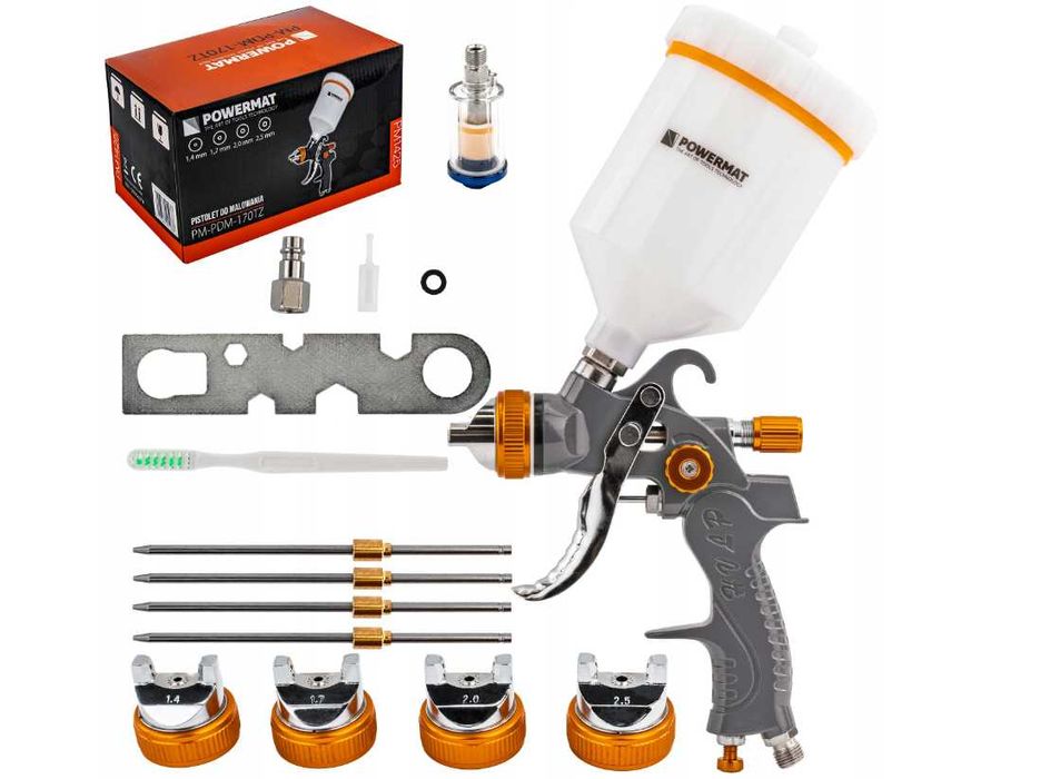 pistolet lakierniczy do malowania lakierowania hvlp