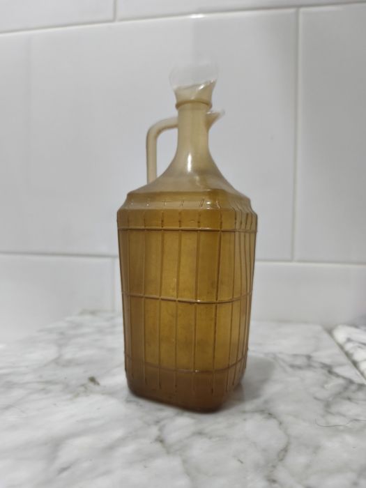 Garrafa vinagre antiga - plástico