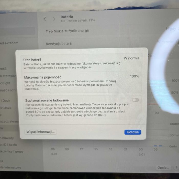 Laptop MacBook Air M2 13.6Inch 8/256GB  | Używany | 100% Baterii |