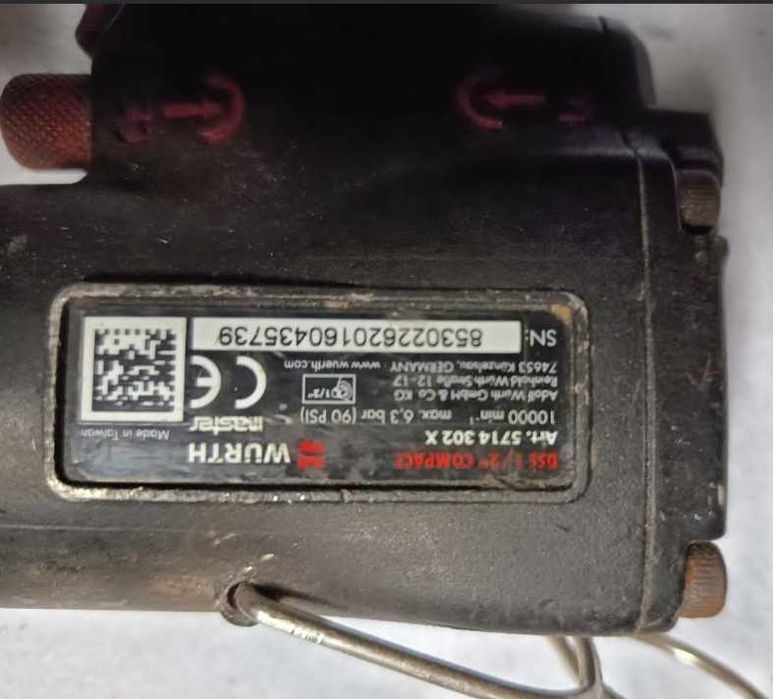 Retificadora Wurth DSG 22 pneumática