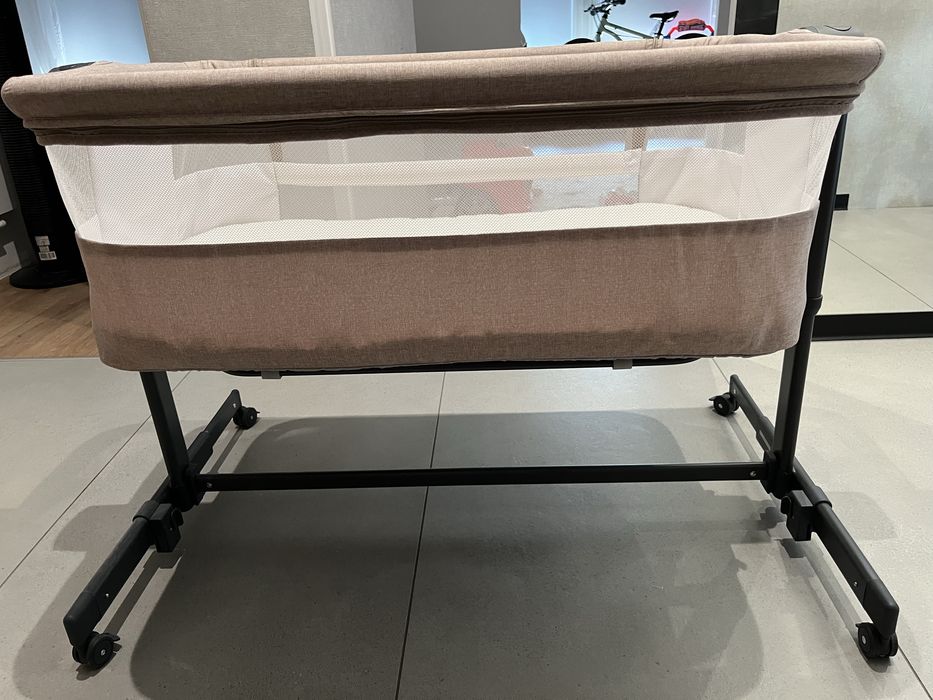Kinderkraft Neste Up 2 - łóżeczko dostawne 2w1 | Beige