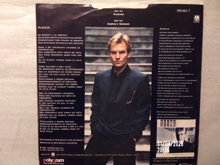 Sting- vinil - single - 5€