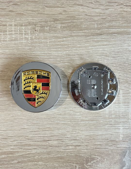 Conjunto 4 Centros Jantes Porsche 56mm 60mm 65mm 68mm 76mm