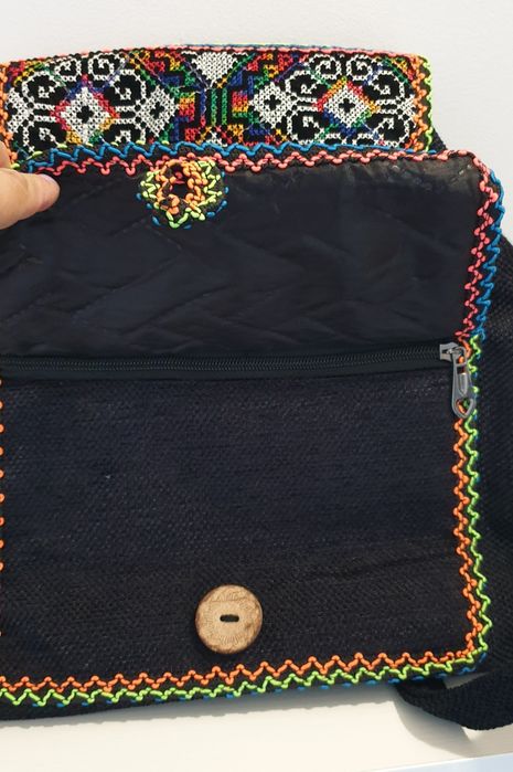 Plecak boho mały haftowany