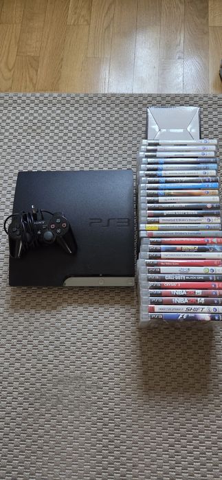 PS3 + 26 gier + Pad