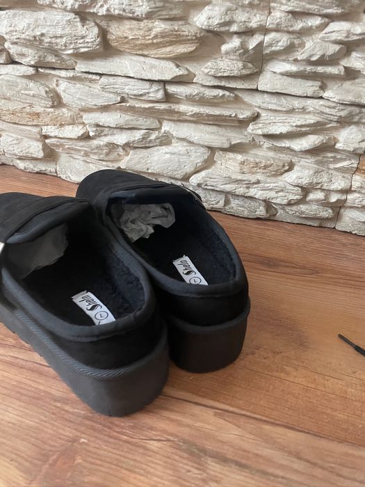 Pótbuty, sniegowce damskie klasyczne na wysokiej podeszwie shein