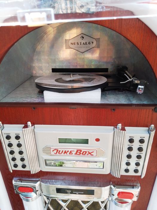 Szafa grajaca radio retro gramofon wieża boombox amplituner sd  -70 %