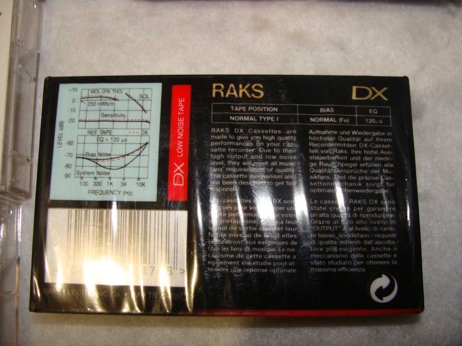 Conjunto Cassetes RAKS - 60 Minutos